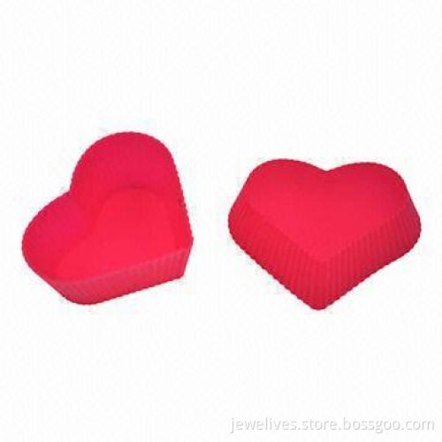 2 Cavity Heart-shaped Silicone Molds